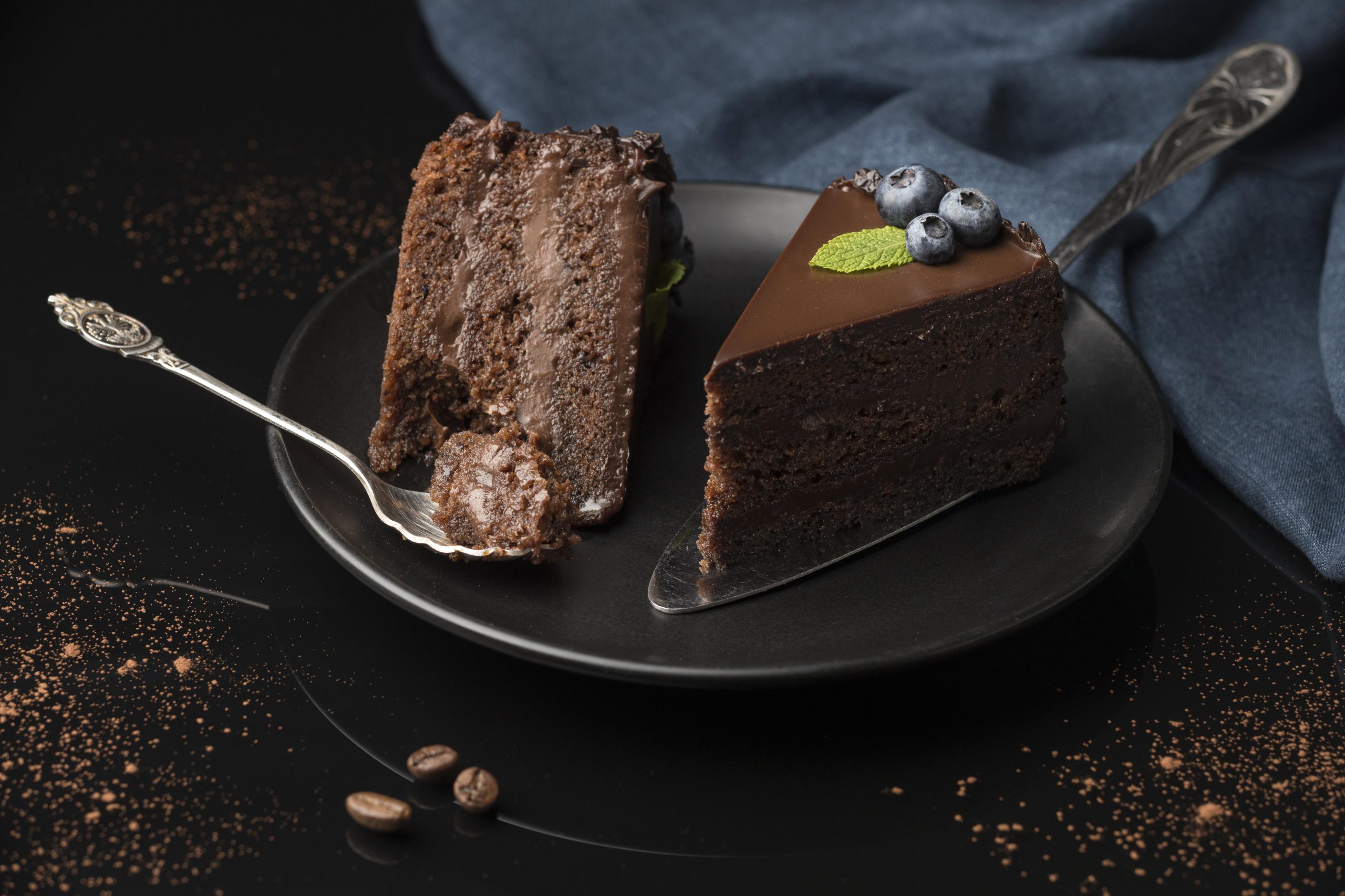 Tarta de chocolate intenso